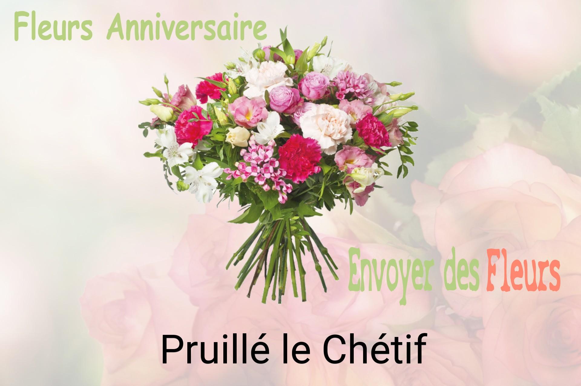 Bouquet de fleurs d’anniversaire livré à Pruillé-le-Chétif