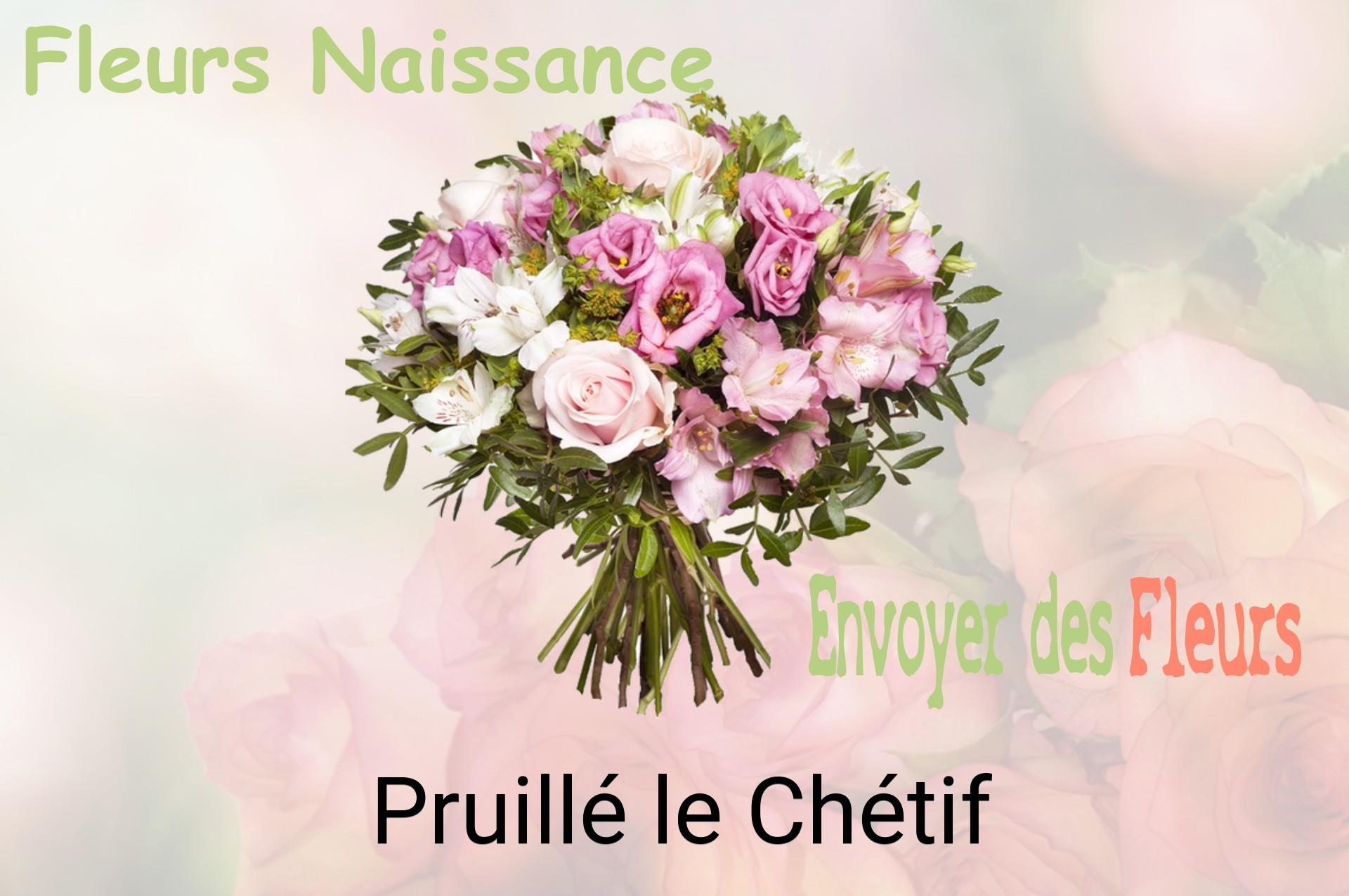 Bouquet de fleurs de naissance livré à Pruillé-le-Chétif